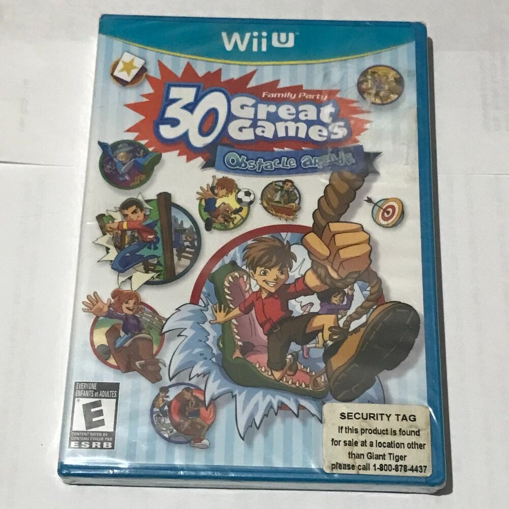 Family Party 30 Great Games: Obstacle Arcade - Nintendo Wii U Brand New Sealed